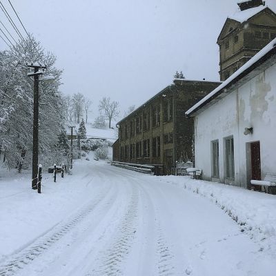 2019 01 : Leden se sněhem v Nové Perle. (fotografie Gábina Náhlíková)