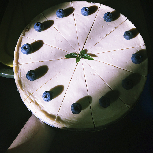Bílý cheescake