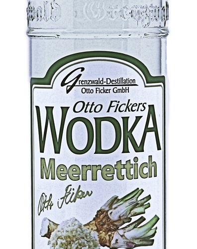 Otto Ficker’s Wodka Merrettich, Křenová vodka (40%/40ml)